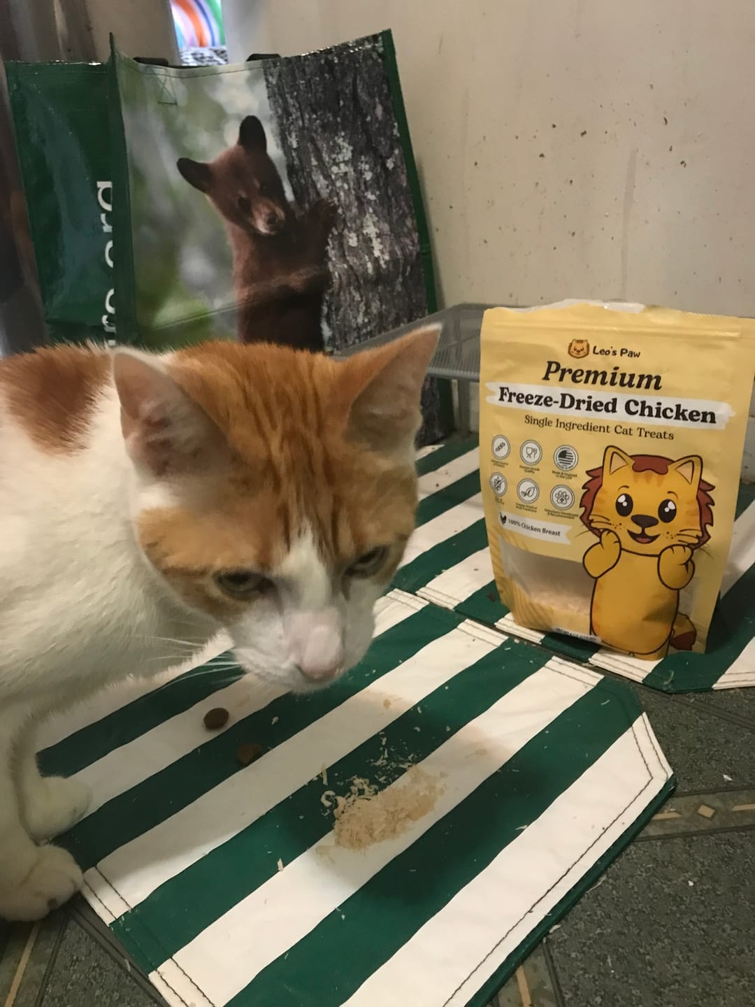 Customer photo review of Freeze Dried Chicken Treats