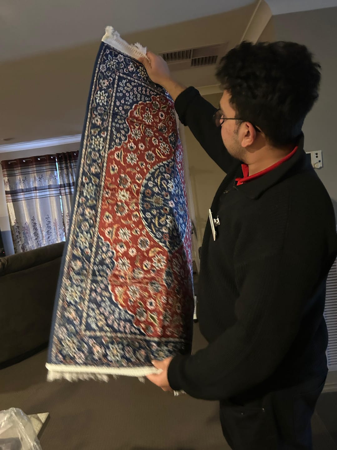 Customer photo review of Ottomon Art   Padded Prayer Mat