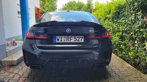 Customer photo review of G20/G80 PSM Carbon Fiber Trunk Spoiler for BMW 3-Series & M3