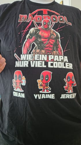 Customer photo review of Dadpool - personalisierbar