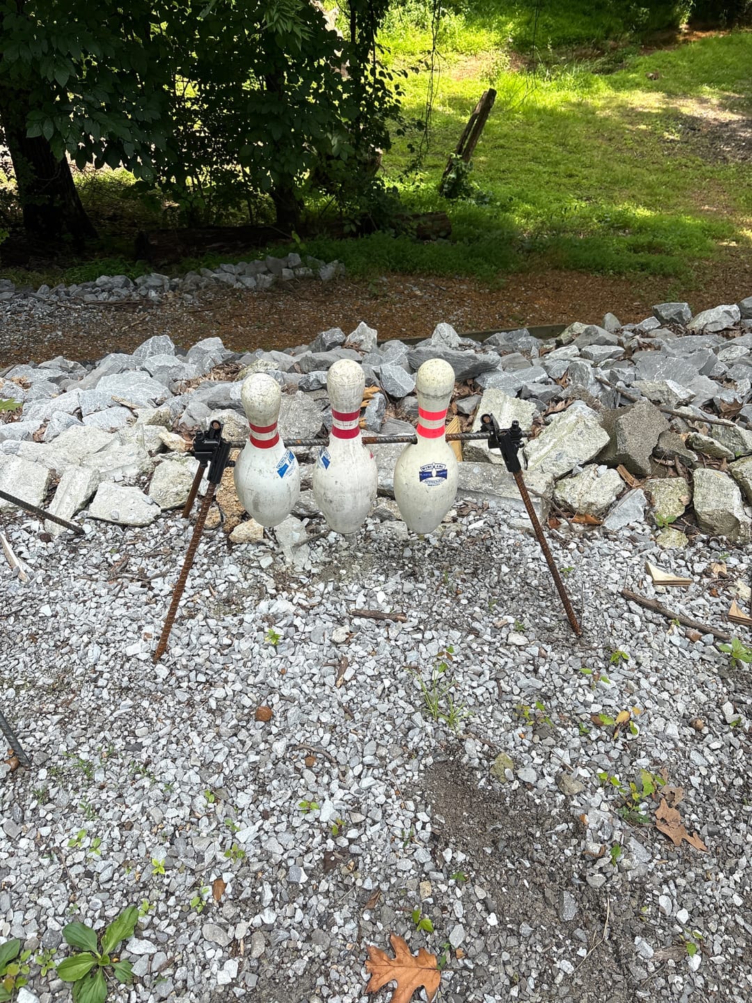 Customer photo review of Rebar Target Stand Kit