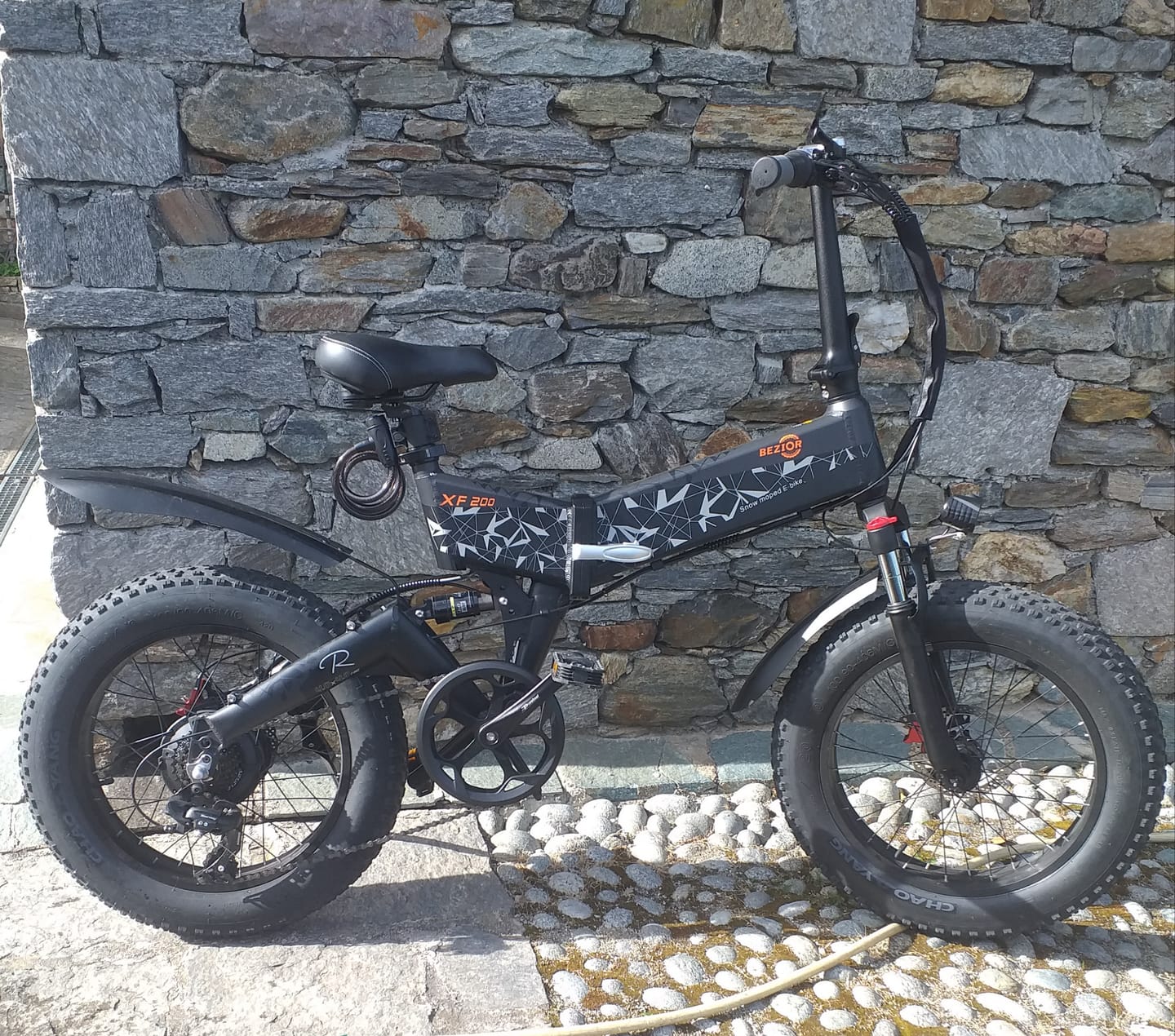 Customer photo review of Bezior XF200 1000W Electric Mountain Folding Bike