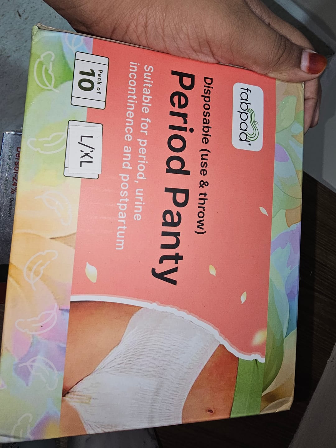 Customer photo review of Fabpad Ultra Absorbent Disposable (Use & Throw) Period Panties - Pack of 10