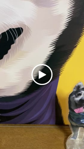 Customer video review of Petcanva©オーダーメイド ペット似顔絵