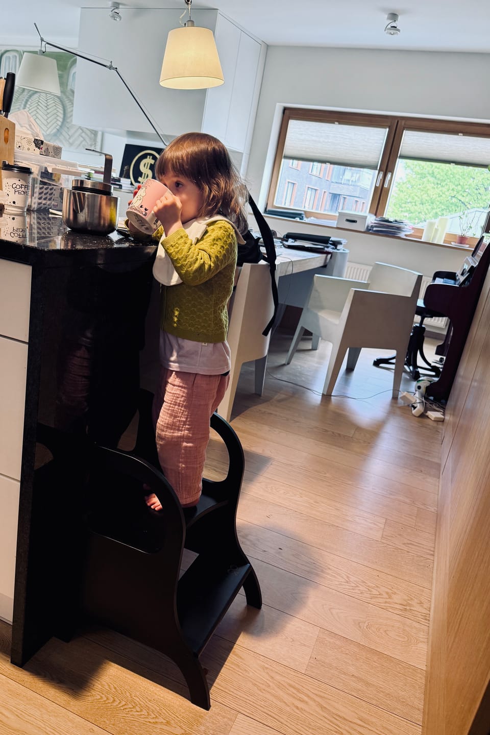 Customer photo review of MIIMO® • Adjustable height step stool • Montessori inspired