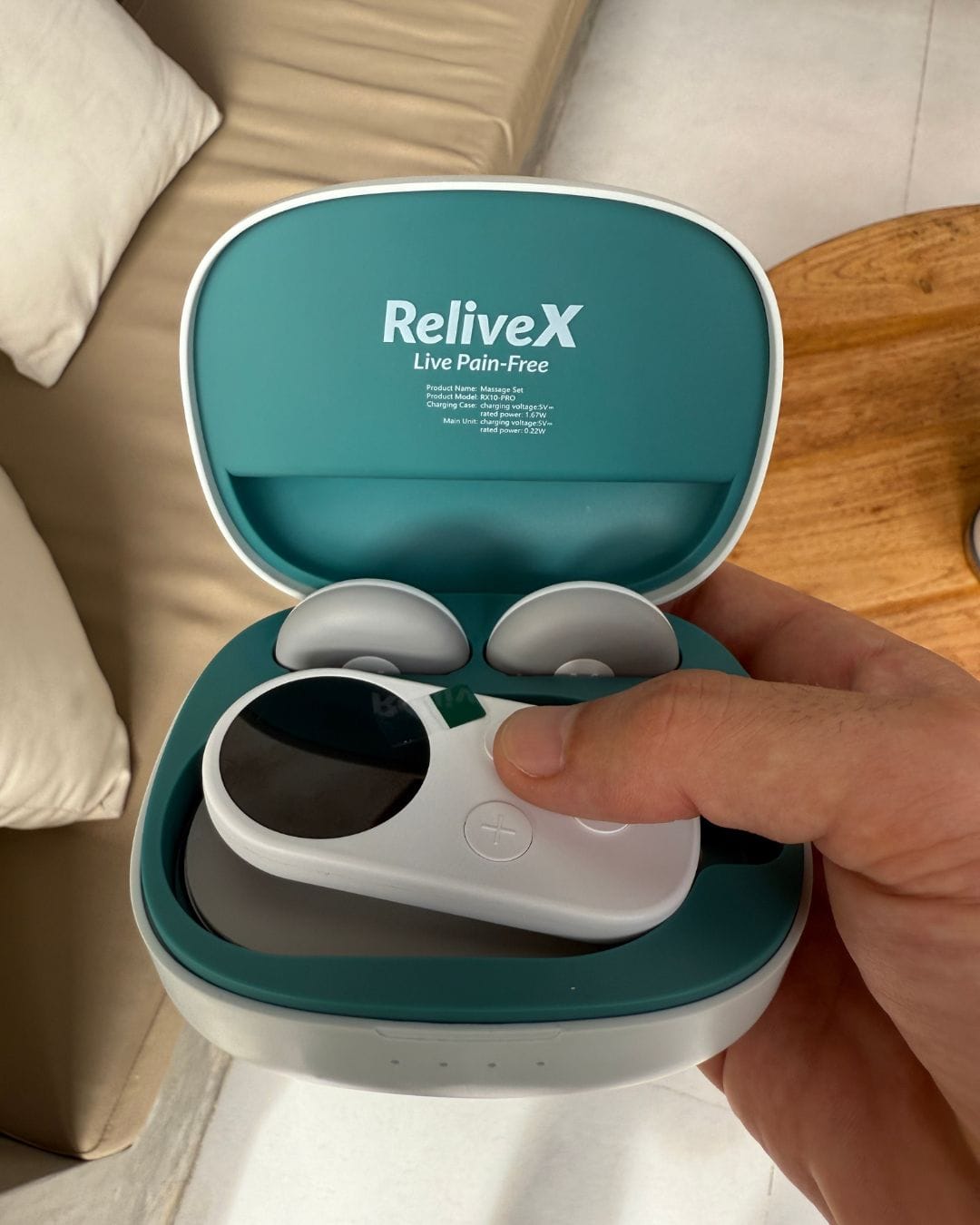 Customer photo review of ReliveX™ Massageset voor Pijnverlichting