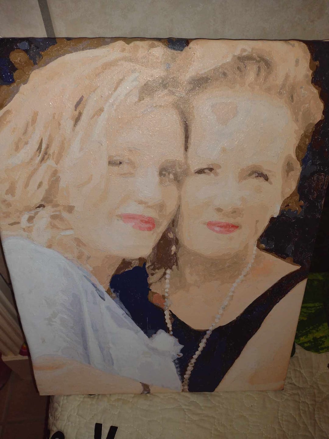 Customer photo review of Custom Paint by Numbers Kit