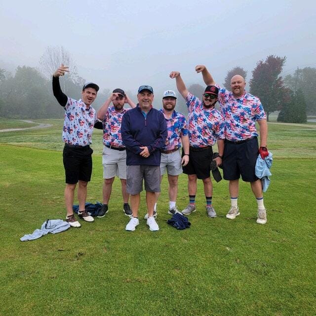 Customer photo review of Custom Funny Polo Shirt for Men Personalized Short Sleeve Golf Shirt with Picture Logo Face Dog Photo Printed Polo Shirt Custom Pet Photo Polos ET0001