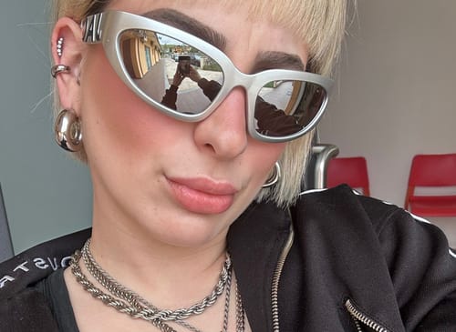 Customer photo review of Collana "Intreccio Sfuggente"