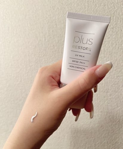 Customer photo review of UVミルク（SPF30 / PA++）