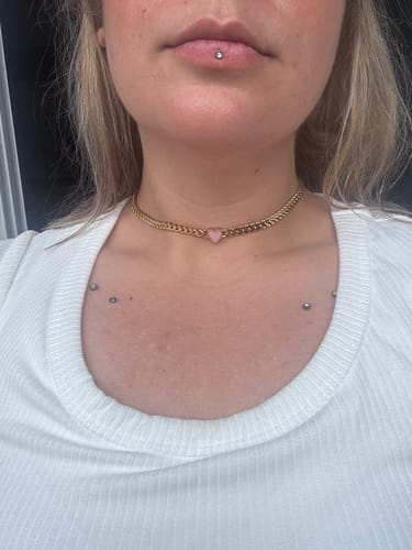 Customer photo review of Bella heart - back in stock