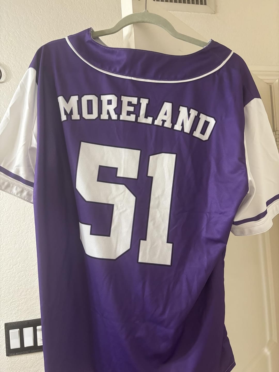 Customer photo review of Custom Baseball Jersey Stitched Personalized Baseball Sports Uniform For Men Women Boy