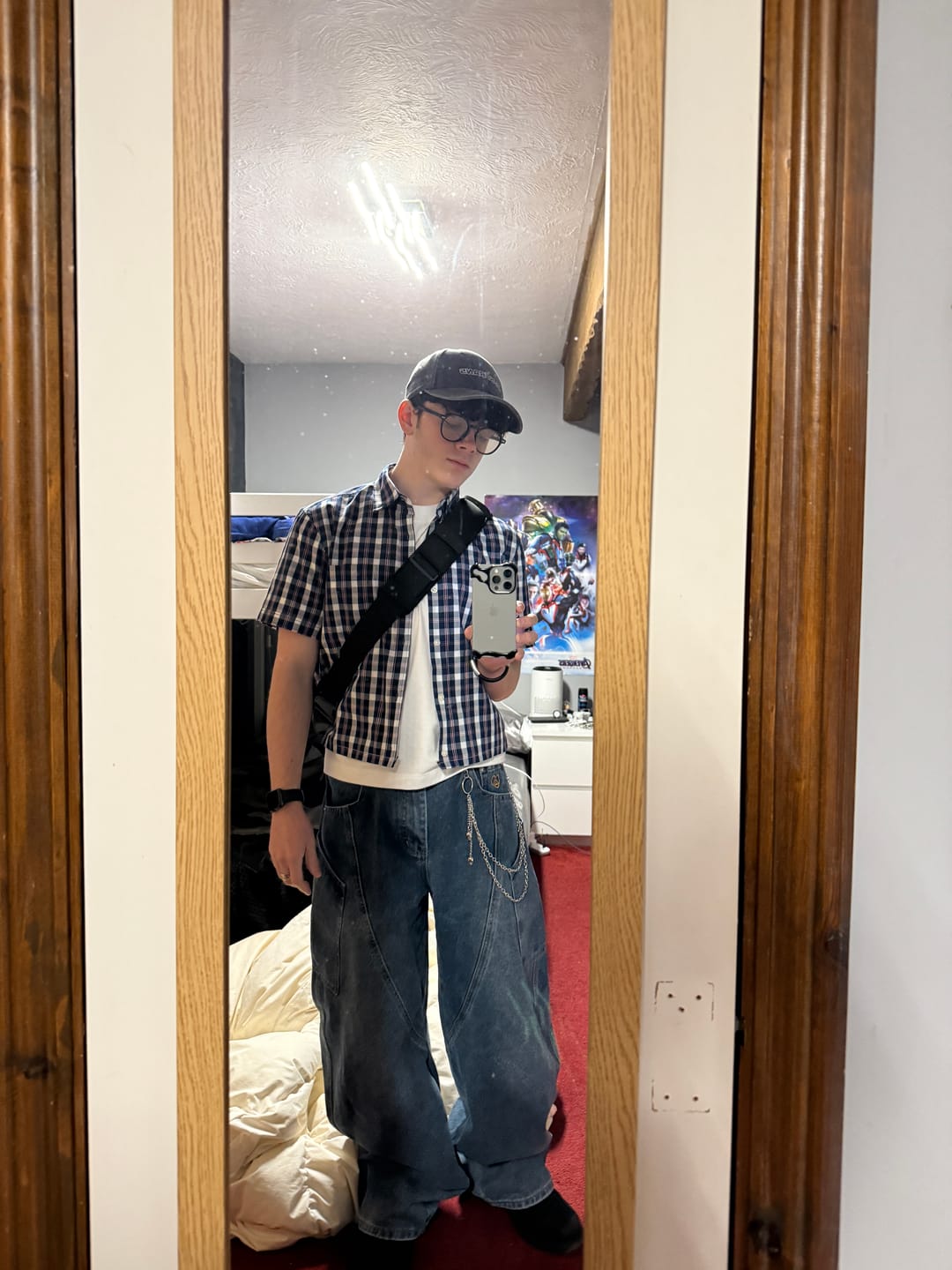 Customer photo review of Aelfric Eden  Baggy Barrel Big Pocket Jeans