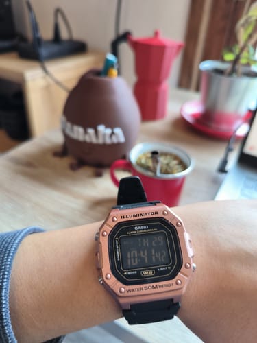 Customer photo review of Reloj Casio Vintage W-218HM-5BV