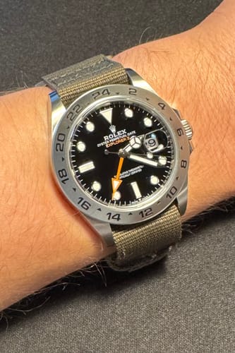 Customer photo review of Glomar Explorer - Hook And Loop Watch Strap