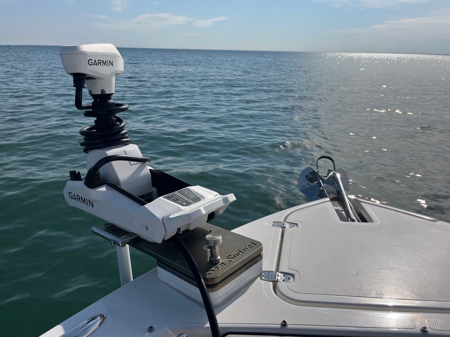 Customer photo review of Sea Swivel Trolling Motor Mount
