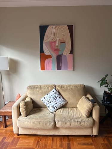 Customer review photo for Plaster Art Texture Painting #SG256