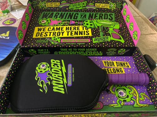 Customer photo review of The Invader 16mm Pickleball Paddle