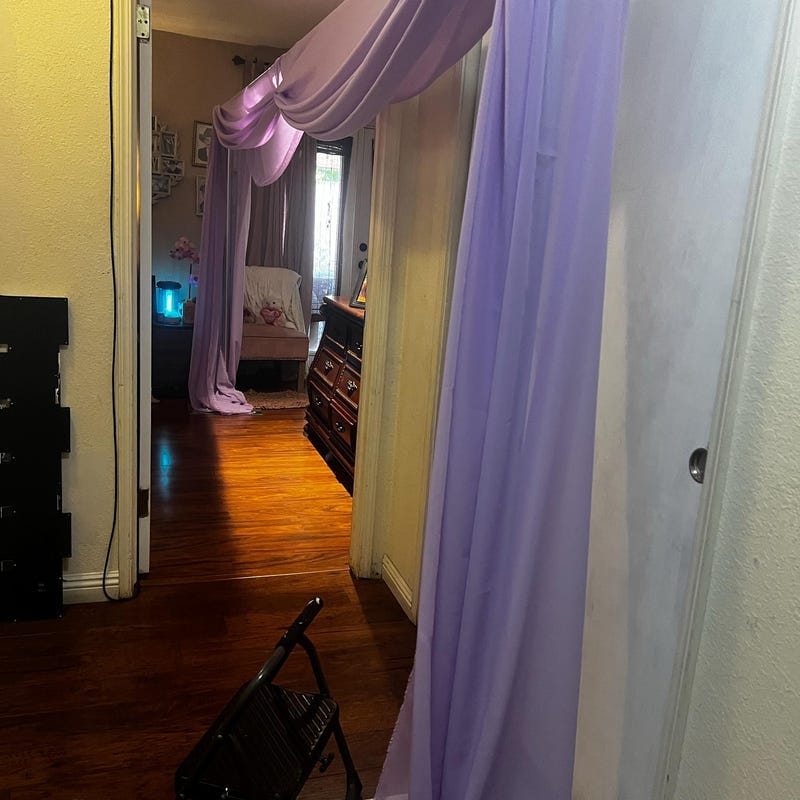 Customer photo review of Lavender Chiffon