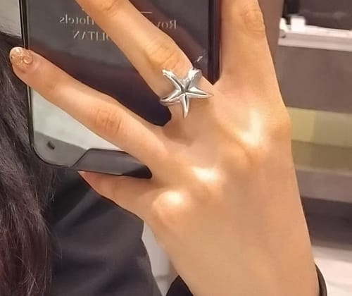 Customer photo review of Anillo Estrella de Mar
