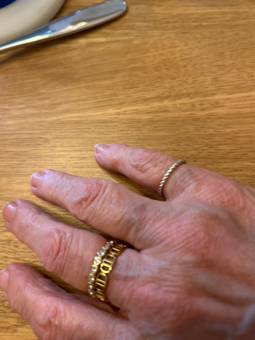 Customer photo review of Signature Band Ring