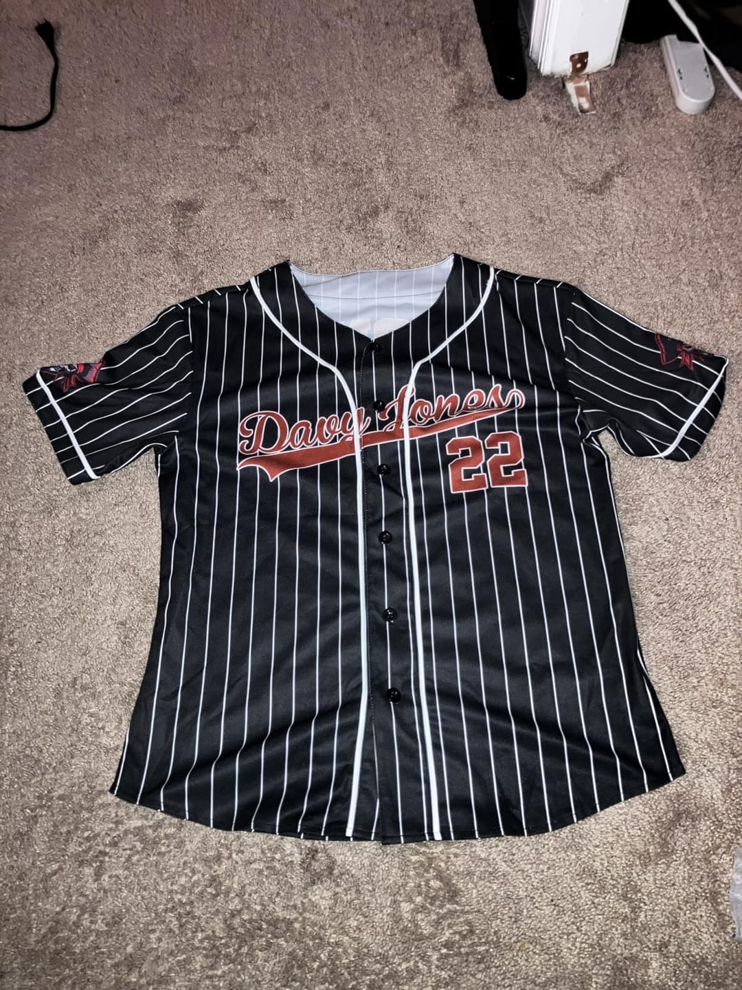 Customer photo review of Custom Baseball Jersey Stitched Personalized Baseball Sports Uniform For Men Women Boy