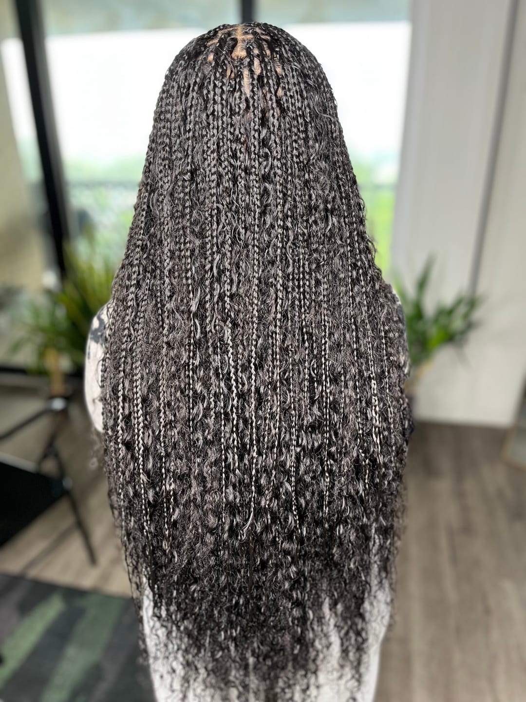 Customer photo review of Water Deep Wave Bulk Hair Extensions for Braiding