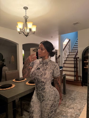 Customer photo review of Python Jumpsuit