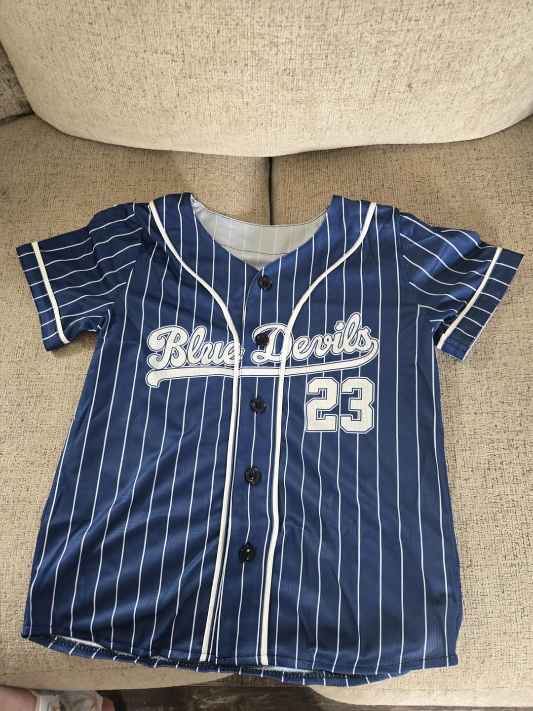 Customer photo review of Custom Baseball Jersey Stitched Personalized Baseball Sports Uniform For Men Women Boy