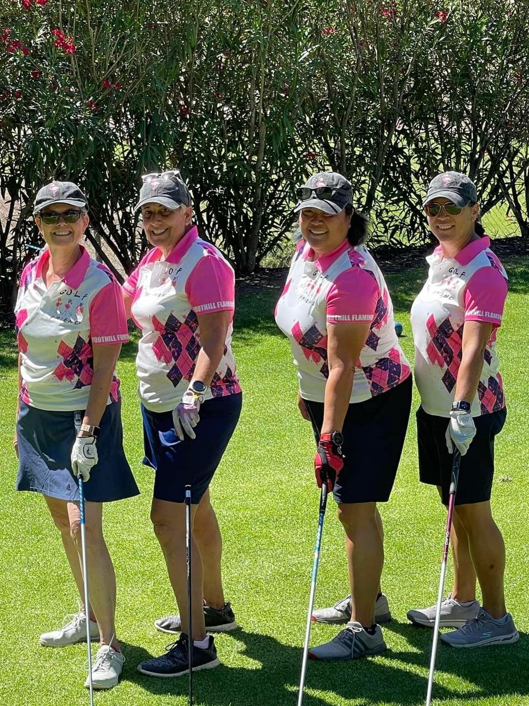 Customer photo review of Flamingo Golf Friends Wine Polo Shirt I0339