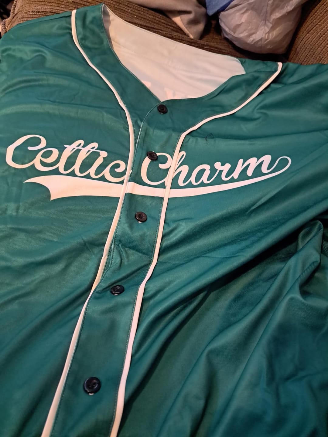 Customer photo review of Custom Baseball Jersey Stitched Personalized Baseball Sports Uniform For Men Women Boy