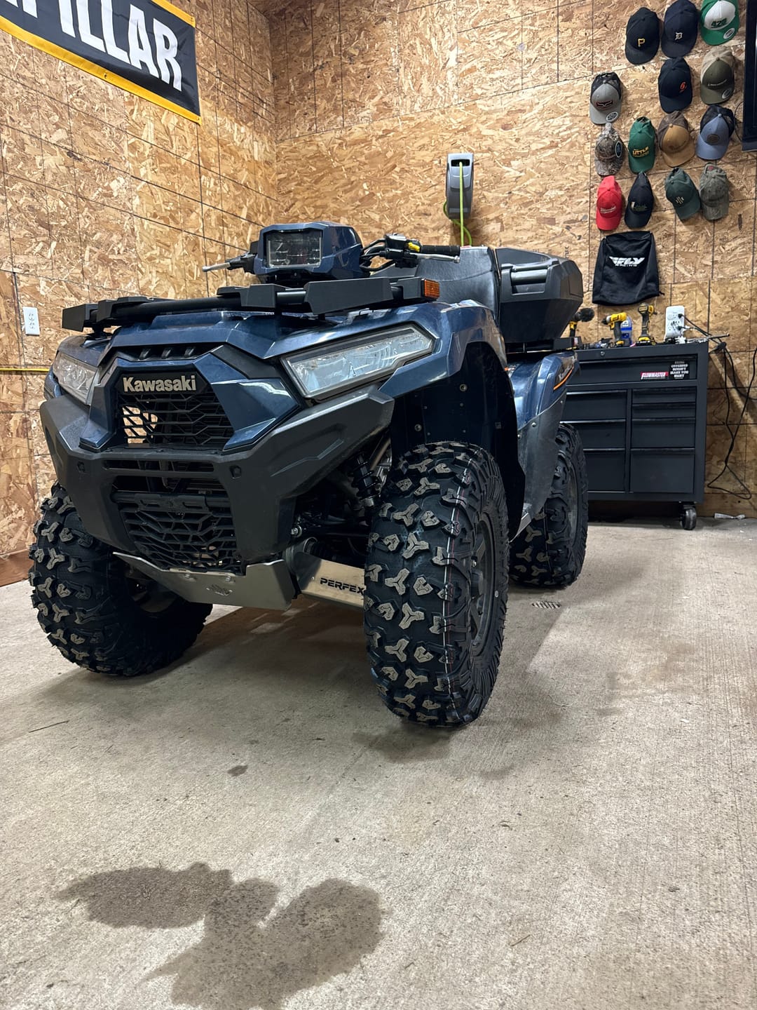 Customer photo review of Full Skid Plate Kit — Kawasaki Brute Force 650/750 (2008+)