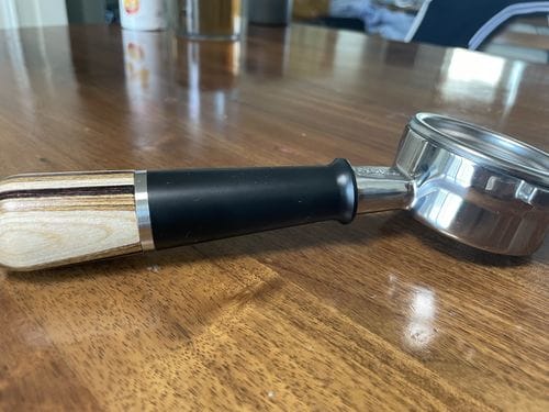 Customer photo review of Bottomless Portafilter (Hybrid)