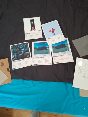Customer photo review of Kendrick Lamar - good kid, m.A.A.d city (Deluxe) | Album Cover Poster