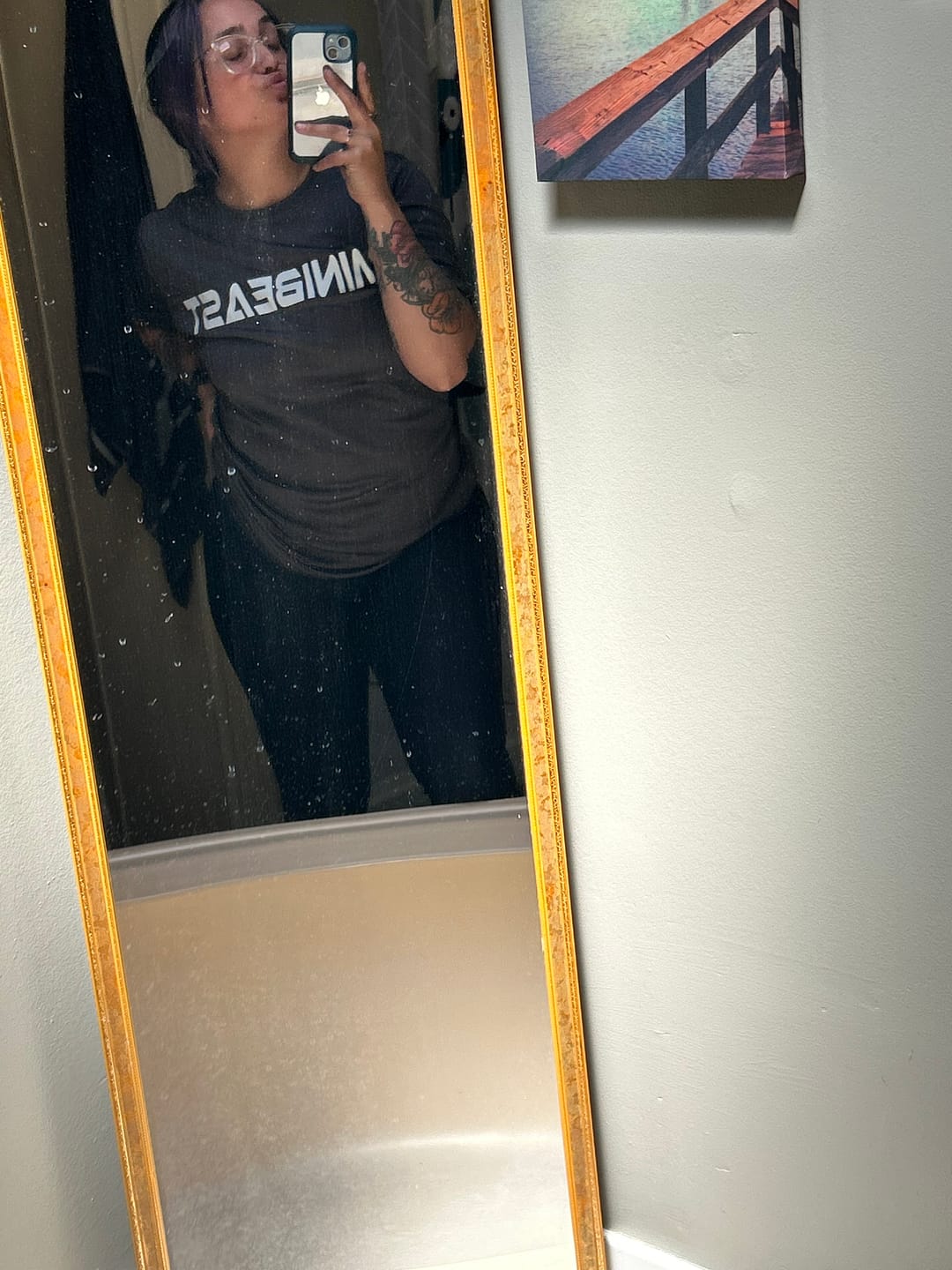 Customer photo review of USA Performance Unisex Tee