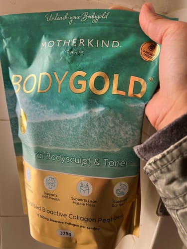 Customer photo review of BodyGOLD Collagen Peptides - 375g