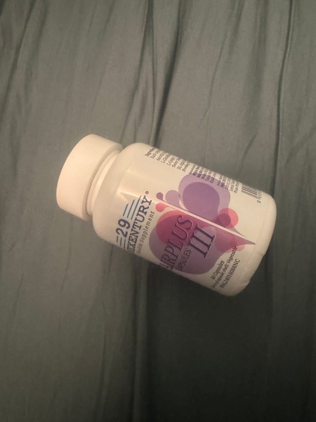 Customer photo review of 29Nexentury Fair Plus lll Capsules