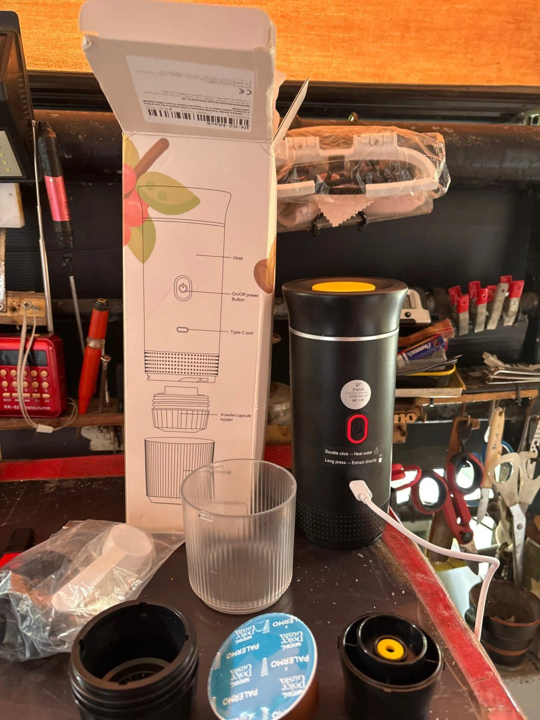 Customer photo review of Caffettiera Portatile - MokaElite