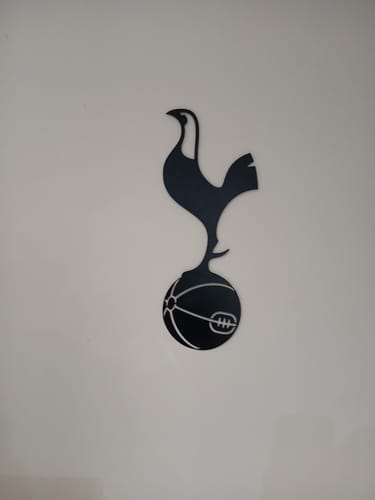 Customer photo review of Tottenham Hotspur F.C. Emblem Wall Art