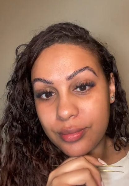 Customer photo review of Lash Bond & Seal - Black 10ml