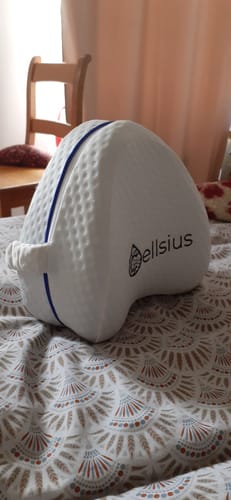 Avis photo d'un client sur Housse de rechange lavable - Coussin genoux Cellsius