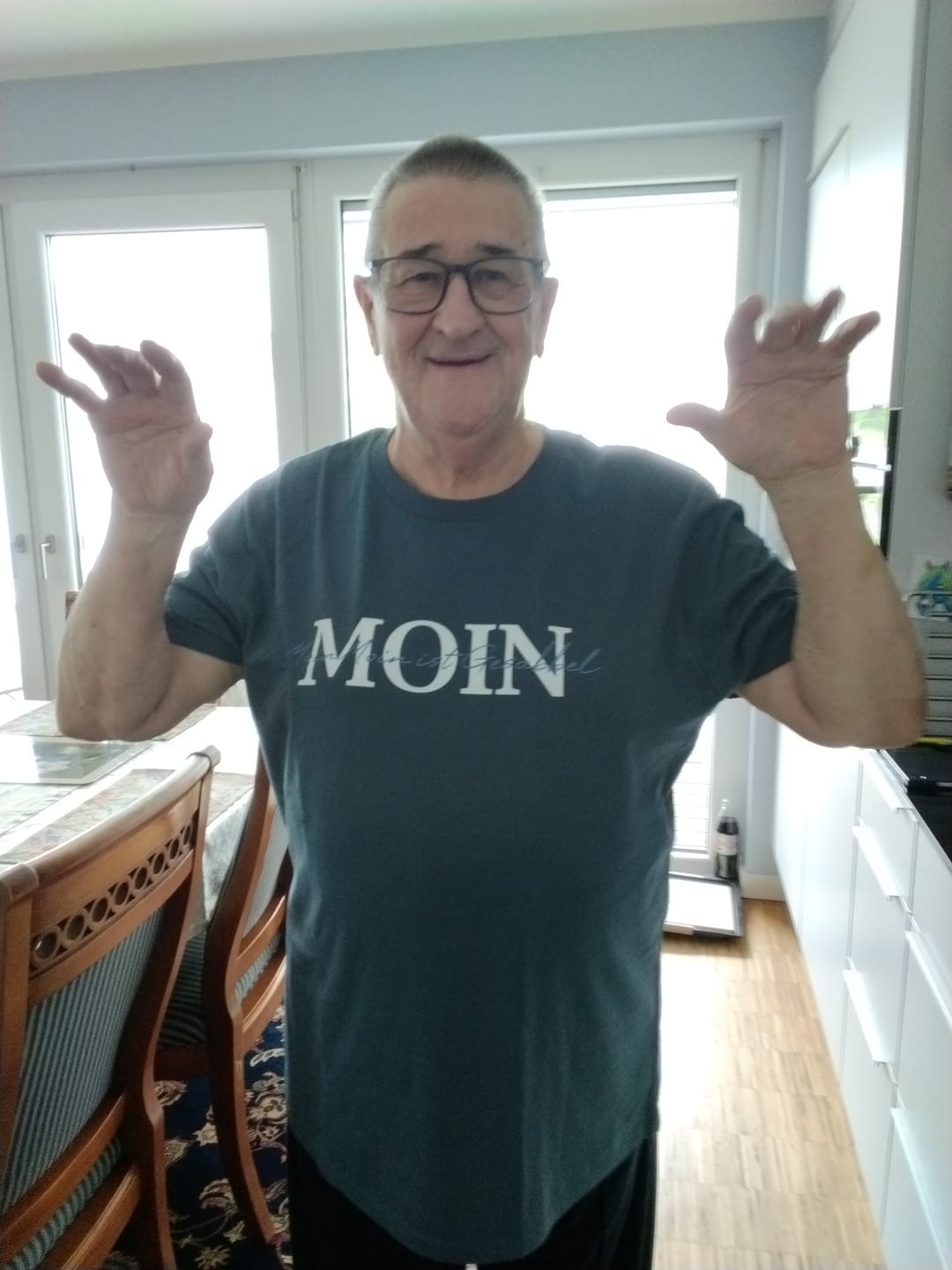 Customer photo review of Moin Moin gesabbel · Herren Premium Bio T-Shirt