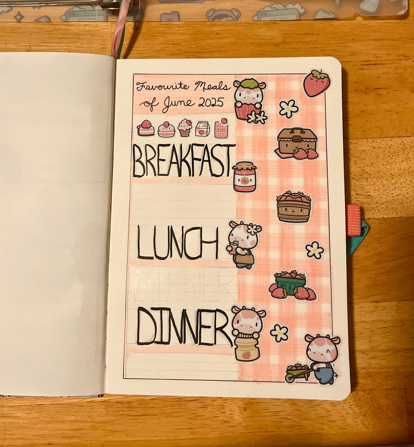 Customer photo review of Strawberry Harvest Sticker Sheet