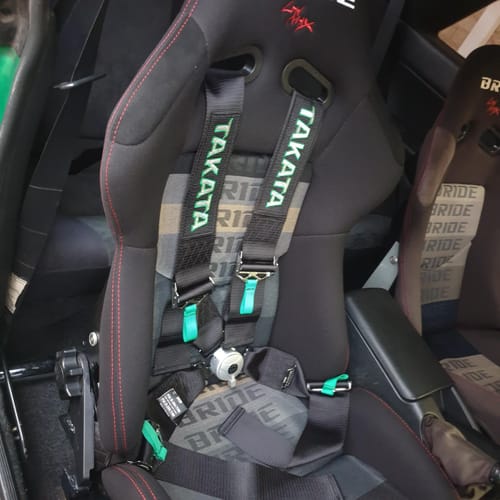 Customer photo review of Takata 4 Point Harness - Black Style