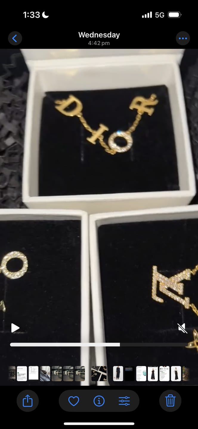 Customer photo review of CD Bracelet Gold