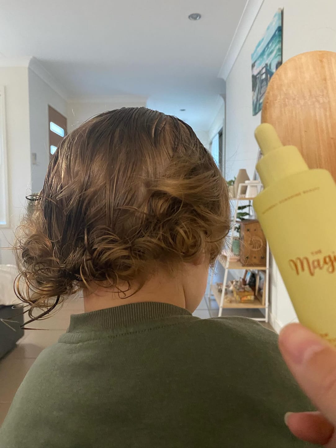 Customer photo review of The Magic Hair Oil