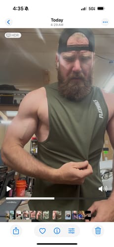 Customer photo review of Flex Arm Tank