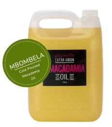 Customer photo review of 5L Cold-Pressed Macadamia Oil - Mbombela
