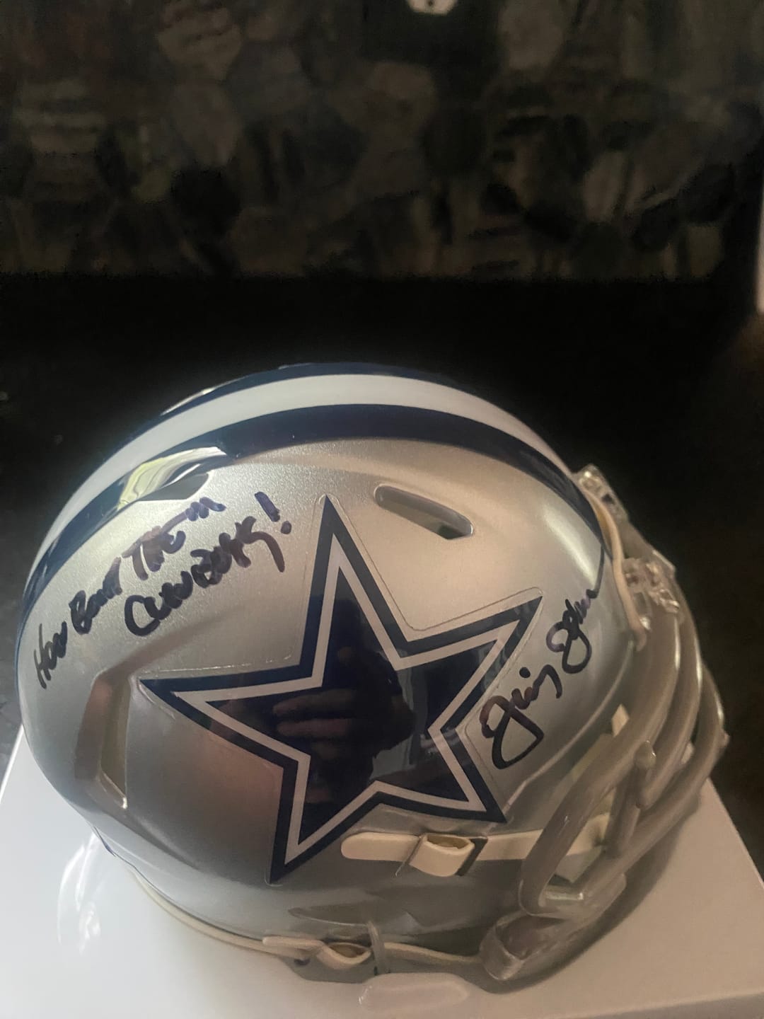 Customer photo review of Jimmy Johnson Autograph Signing