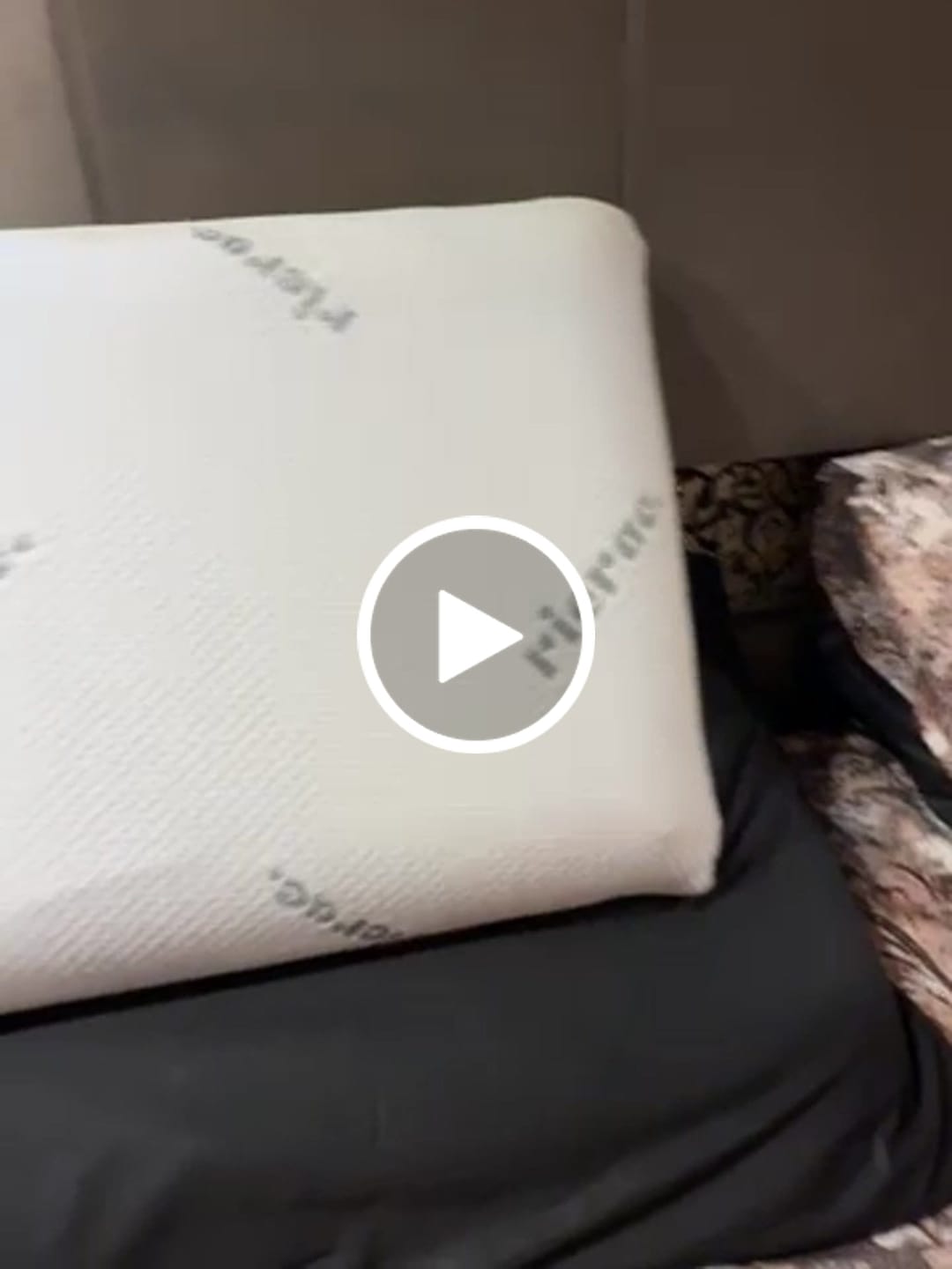 Customer video review of Cooling Memory Foam Gel Pillow- Medium